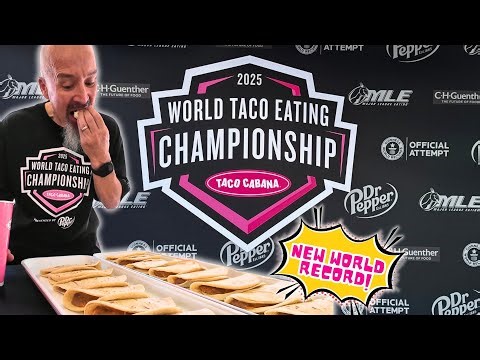 2025 World Taco Eating Championship – New World Record