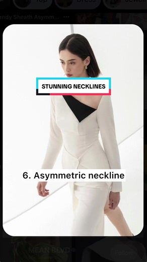 TYPES OF NECKLINES FOR FASHION LOVERS OR FOR YOUR NEXT SEWING PROJECT. #necklinesewing #necklinetutorial #necklinedesign #necklinesforgirls #scallopneckline #squareneckline #scoopneckline #plungingneckline #sweetheartneckline #mandarinneckline #boatneckline #bateauneckline #sabrinaneckline #asymmetricneckline #keyholenecklines #keyholeneckline