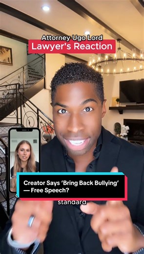 Self-Declared “Catholic Patriot” Olivia Krolczyk Says “Bring Back Bullying” About a Child — Could She Be Held Criminally/Civilly Liable or Is It Free Speech? Attorney #UgoLord Reacts! #lawyer #lawyersoftiktok #TikTokPartner #TikTokLearningCampaign