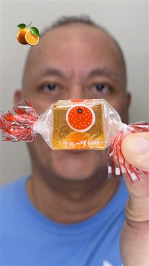 👂ASMR KINJO JAPANESE JELLY CANDY ORANGE FLAVOR EATING SOUNDS👂#shorts #asmr #candy