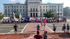 22K views · 933 reactions | HAPPENING NOW: Rhode Island health-care workers protesting mandatory COVID vaccinations at the RI State house. | What's going on in Rhode Island | Facebook