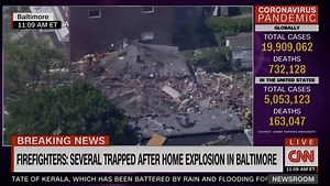 BREAKING: Home Explosion in Baltimore Kills 1, Severely Injures Others