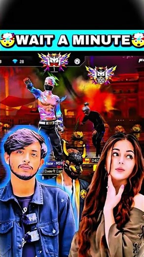 Colection Vs Omor on fire or cute girl😍🥵😍 #freefire #shorts