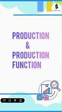 Meaning & features of Production| Production Function| #studication #productionfunction #shorts