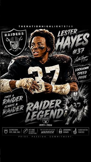 LESTER HAYES RAIDER LEGEND 😤🏴‍☠️ | LOCKDOWN ERA