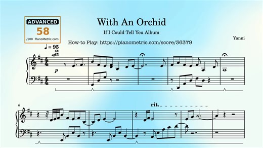 Learn to Play 'With An Orchid' by Yanni
