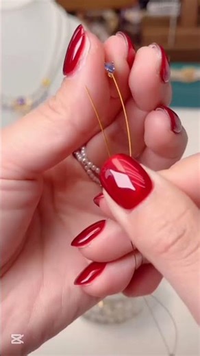 Cute Beaded Bracelet Making, Rose 🌹 color story bracelet tutorial, handmade Rhinestone bracelet