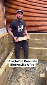 2.3M views · 4.3K reactions | How To Cut Concrete Blocks #howto #building #homeimprovements #asmrcommunity #asmrvideo #asmrsounds | The Home Improvements Channel Uk | Facebook