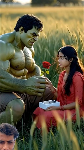 Hulk loves this girl 👧 #trending #ai #hulk