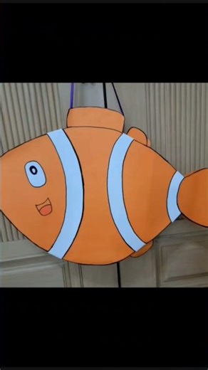 Making Nemo Fish 🐠 | Easy DIY Craft | Satisfying Art Video. #nemofish #oceancraft