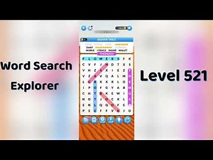 Word Search Explorer Level 521 Answer 🔍 | Step-by-Step Guide | Go Answer