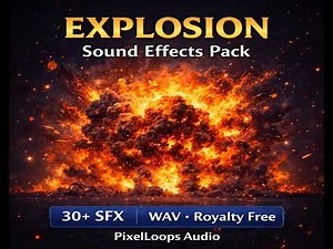 Explosion Sound Effects Pack – Game Explosions SFX (Royalty Free Sound Effects)