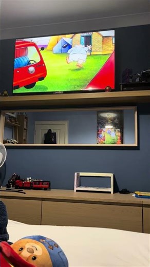 Father Christmas keeps running in and out of the toilet.