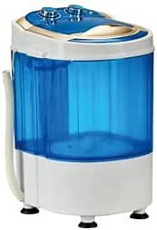 Portable Mini Washing Machine, Travel Washing Machine, Single Tub Washer Compact Laundry Machine w/Drain Hose, Timer Control, Washing Capacity 6.6lbs, idel for Camping, Dorm, Apartment, RV