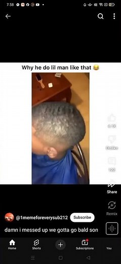 We gotta go bald meme (Eagle sound effect)