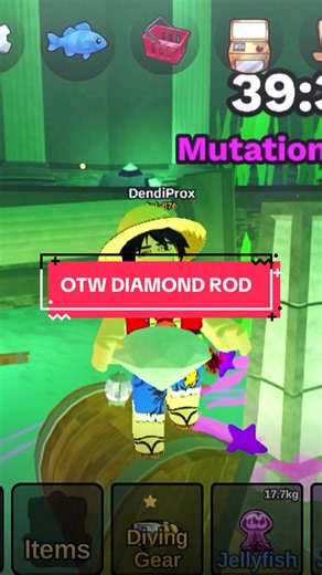 Otw diamond rod gaiss akhir dapat juga ruby nya🙏🏻🎣#fishit #roblox #diamondrod #talonkikir