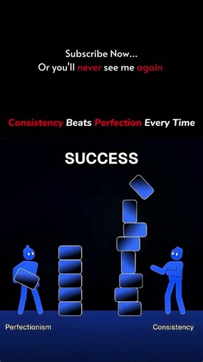 Consistency Beats Perfection Every Time 🥶 | #consistency #perfection #successmindset #shorts