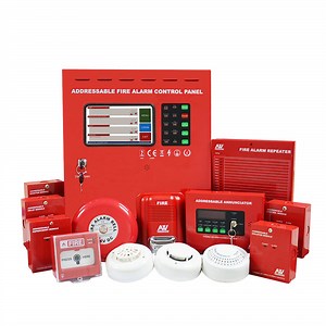 [Hot Item] Touch-Screen Multi Language Addressable Fire Alarm Panel for Hotel, Hospital