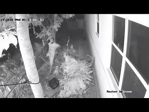 Police searching for man caught lurking outside girl's window