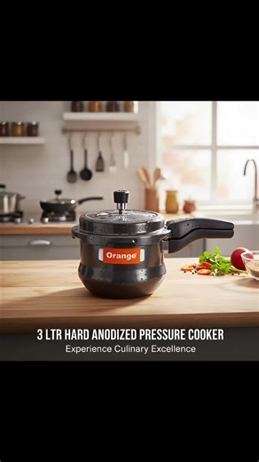 Durable Hard Anodized Pressure Cooker - Free Shipping