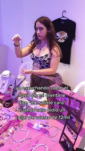 que decía 🤨 #novio #parejas #cuarzos #accesorios #clientes #clientesdificiles #clientestoxicos #collares #emprendimiento #tienda #humor #chisme #sideeye