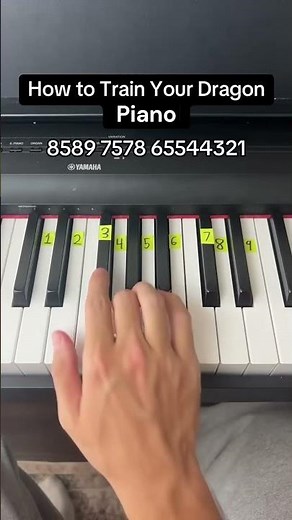 Test Drive - How to Train your dragon | Easy Piano Tutorial #shorts