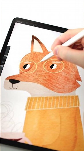 2 procreate illustration secrets, storybook style tutorial #watercolor #painting #creativetutorial