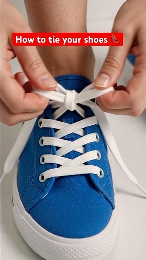 How to tie your shoes the easy way