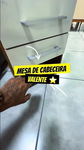 Mesa de Cabeceira Valente ⭐ upgrade no seu quarto em segundos!