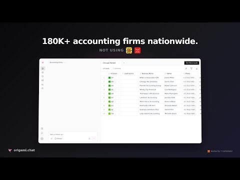 How to Build a Prospect List of Accounting Firms | Origami