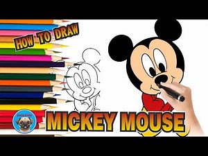How to Draw Mickey Mouse Step by Step | Easy Disney Drawing Tutorial for Beginners