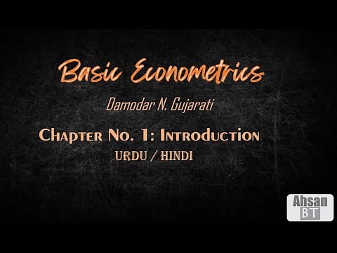 Basic Econometrics by D.N. Gujarati - Introduction (Urdu/Hindi)