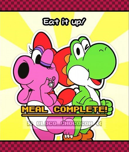 Eat It Up, Yoshi 🍴 (Super Mario Animation Meme) #mario #supermario #animation
