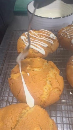 Fresh Out the Oven 🍪🔥 Chunky, gooey, and loaded with all the good stuff… our cookies are baked to perfection and made with a little love in every bite. Watching them come together is almost as satisfying as eating them (almost 😉). Come grab one while they’re still warm! 💛 | Mocha Mecca