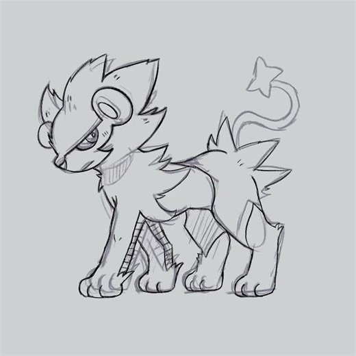 Luxray Speedpaint!! #pokemon #speedpaint #fanart #newartist