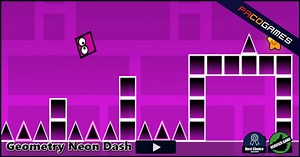 Geometry Neon Dash | Play the Game for Free on PacoGames