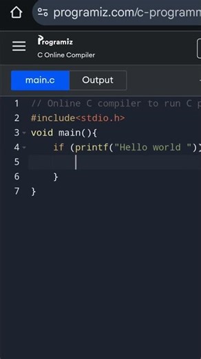 How to print Hello world without semicolon .#programming, #Hello world, #cse,#btech,#@VishnuAnurag9
