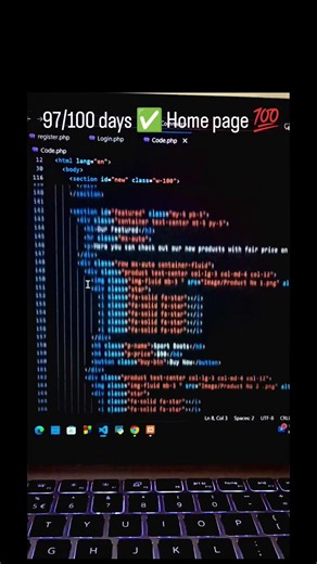 97/100 days ✅ #coding#coding_2.0_xvd#viral#viral#video#viral#home#page#python#html#css#bootstrap