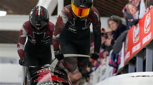 Canada's Lotholz, Walkeden sit 9th in 2-woman bobsleigh at worlds