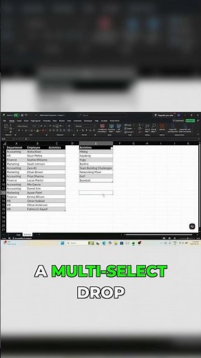 Multi-Select Drop-Down in Excel WITHOUT VBA!