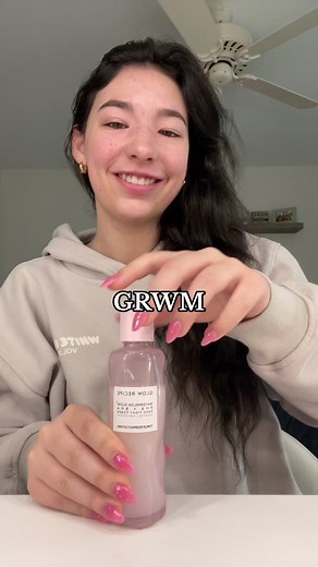 grwm for school! 🥲🥲 #grwm #grwmforschool #glowrecipe #huedrops