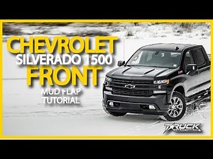 Gatorback CR Series 2019 Silverado FRONT Mud Flap Install