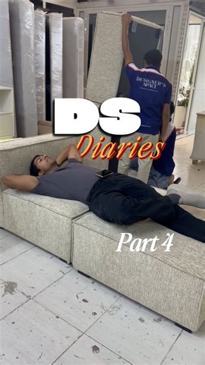 Designer's Space | Bespoke Furniture Since 1996 on Instagram: "For this fun project, the challenge was to create a sectional sofa that still transforms into a sofabed—without losing its clean look. Not every sofabed needs a bulky mechanism to do the job. This modular setup lets the client switch from lounging to sleeping in seconds, or break it apart into ottomans and seats to style around the room as they like. #furniture #interiordesign #sofa #manufacturing"