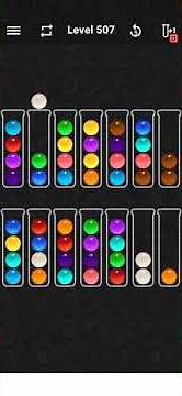 Level 507 of Ball Sort Color Water Puzzle