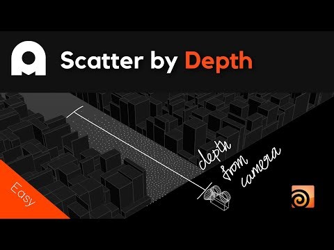 All About Scattering - 008 - Scatter By Distance From Camera - Houdini Tutorial - Beginners