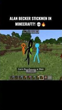 Alan Becker's Stick Figures | Mod For Minecraft Bedrock