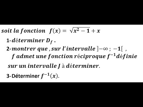 Continuité et fonction réciproque : exercice corrigé