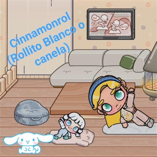 tutorial de como crear a baby Cinnamonrol Sanrio en avatar World 🩷🌍 #sanrio #avatarworld #creator