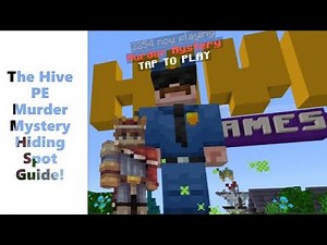 Guide to the best hiding spots in Murder Mystery The Hive PE!