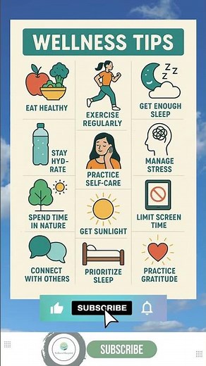 Wellness Tips for a Healthier, Happier You 🌿✨